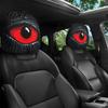 Universal Fit Auto Headrest Covers Scary Ghost Face Car Covers Funny Expression Seat Decor Protectors for SUV Truck Elastic Vehicle Interior