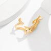 1 pièce Manchette d'oreille Gothique Fée Démon Elfe Aile Boucles d'oreilles sans perçage pour Femmes Rétro Irrégulier Clips d'oreille sombres Bijoux d'Halloween Cadeau Nouveau