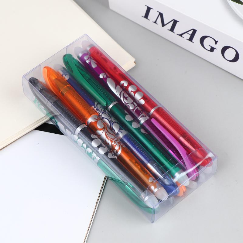 12er-Box Bunte Radierbare Gel-Stifte, Mittlere Spitze 0,5 mm, Sanftes Schreiben, Geeignet Für Büro Und Den Täglichen Gebrauch