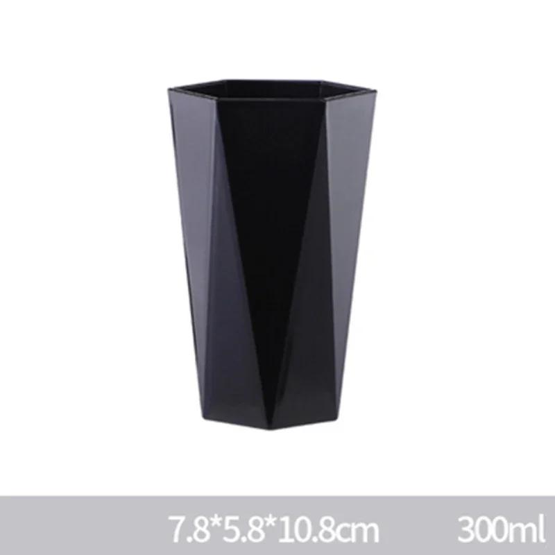 300ML Bathroom Toothbrush Cup Wash Brush Cup Mouthwash Cup Toothbrush Glass Couple Mugs Nordic Travel Set Bathroom Accessories