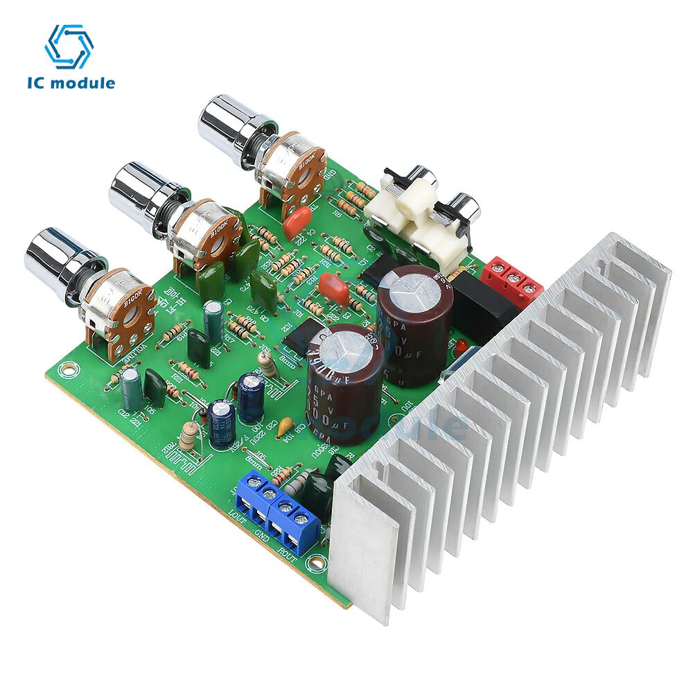 TDA7265 2.0 Kanal 40W+40W High Fidelity HiFi Verstärkerplatine AC 12-15V Zweikanal-Verstärker 4558 Vorverstärker Verstärkermodul