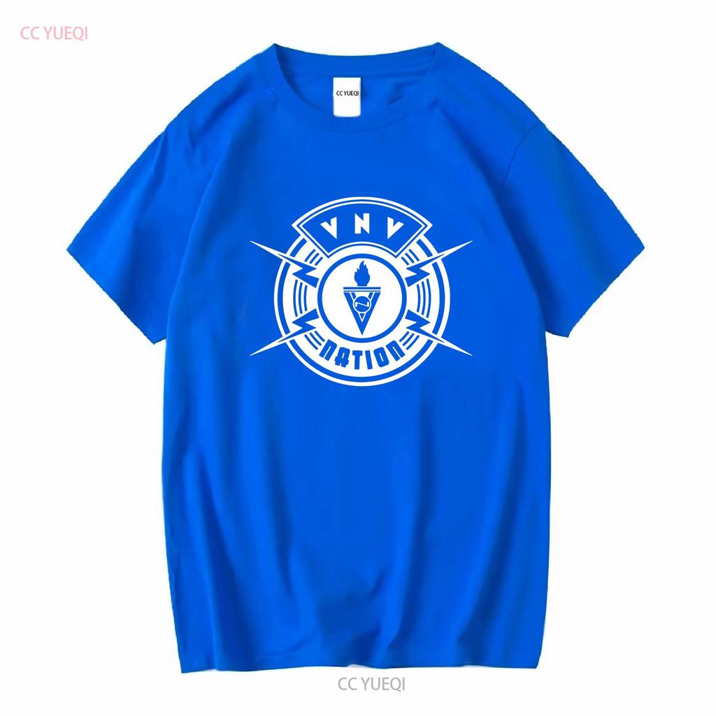 Classic VNV Nation Shirt Funny T 6D157 Long or Short Sleeves Vintage Washed Fashion Streetwear Versatile Unisex Homme Casual