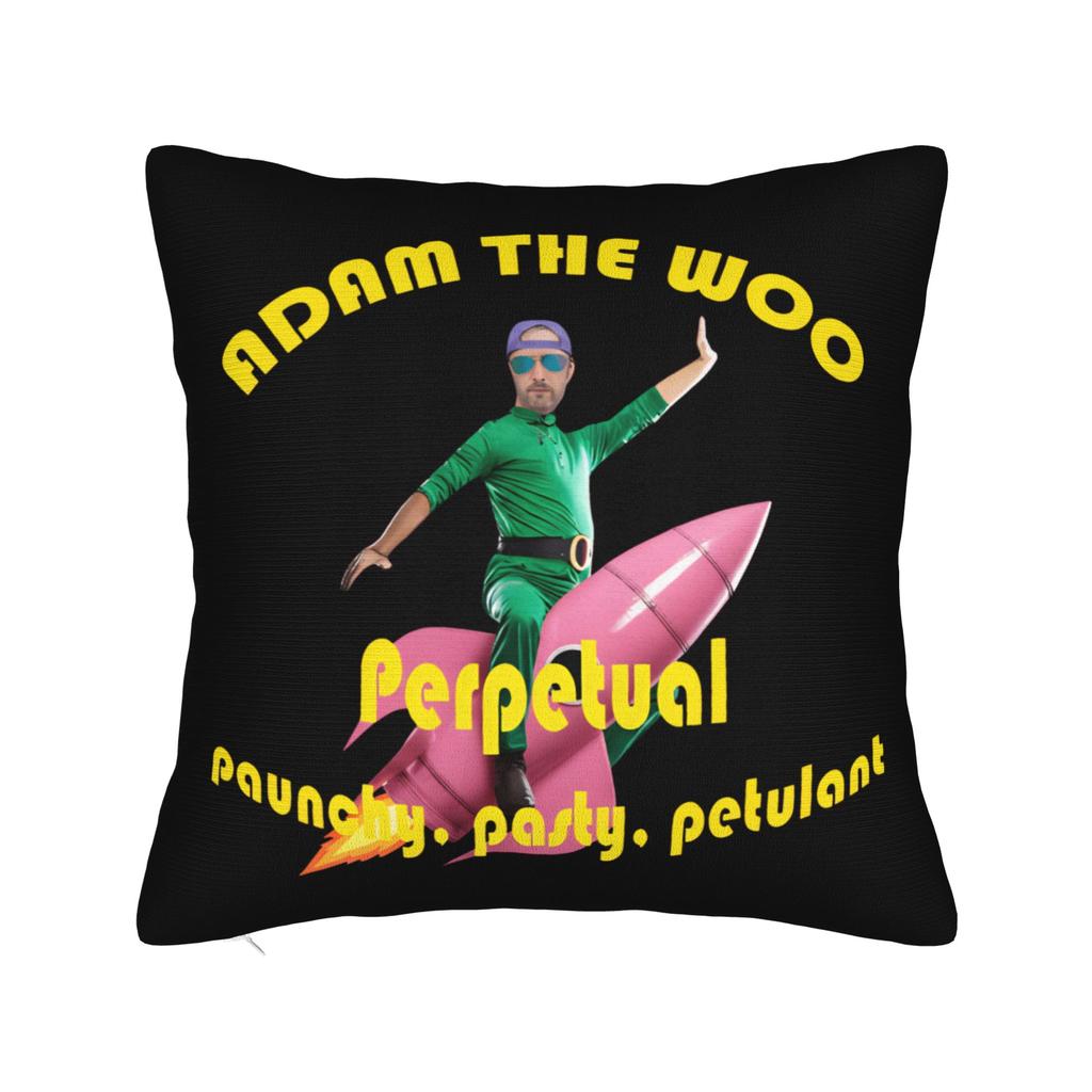 Woondecoraties Adam The Woo Herinnering 1974-2025 Ga Ergens Anders Heen om Het te Doen Kussenslopen Merchandise Kussenhoes Rits Meerdere Maten