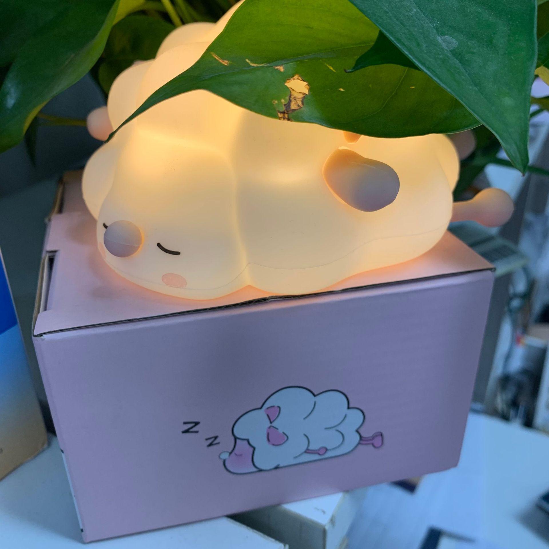 Adorable Sheep Silicone Night Light for Baby s Room - Eye-Friendly Sleep Companion 1W