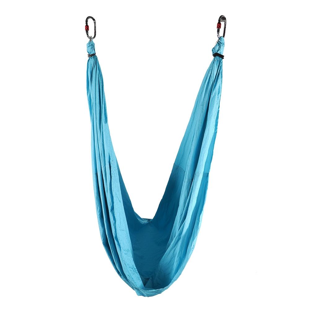 Anti-Zwaartekracht Lucht Yoga Fitness Hangend Vliegend Inversie Schommel Sling Hangmat(Hemelsblauw)