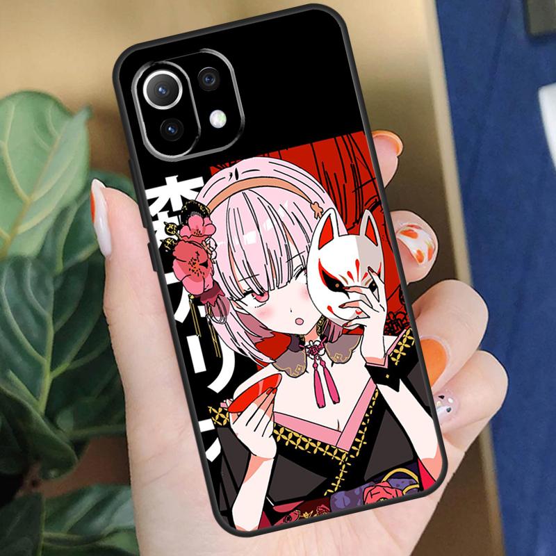 Calliope Mori Hololive Case For Xiaomi 15 14 Ultra 13T 14T 15T Pro 17 Pro Max POCO X7 X5 X6 F5 F6 F7 F8 Pro Coque