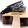 Straps 5cm LAUREL BLACK RightOn! Guitar/Bass Strap, Wide, 90-150cm,
