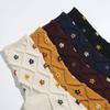 Kiki Yasocks Women's Fashion Socks Embossed Flower 5 Colors
