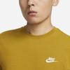 Nike Sportswear Club Embroidered Logo Soft Comfortable Crew Neck Short Sleeve T-Shirt Men Tops Bronze AR4999-716
