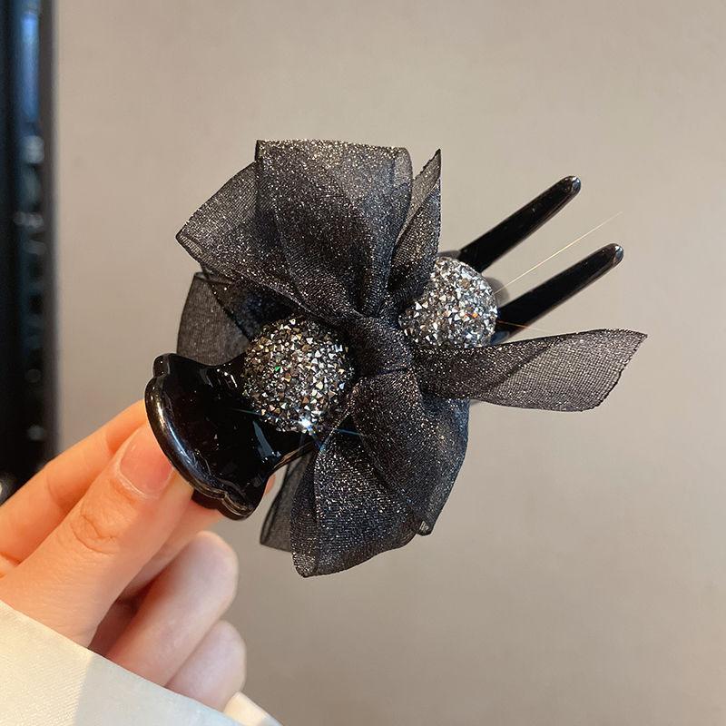 

Заколка для волос в форме ракушки с цветком, винтажные элегантные женские изысканные модные милые заколки для хвоста, зажим для девочек с утиным клювом, ювелирные изделия, праздничные подарки, аксессуары для волос