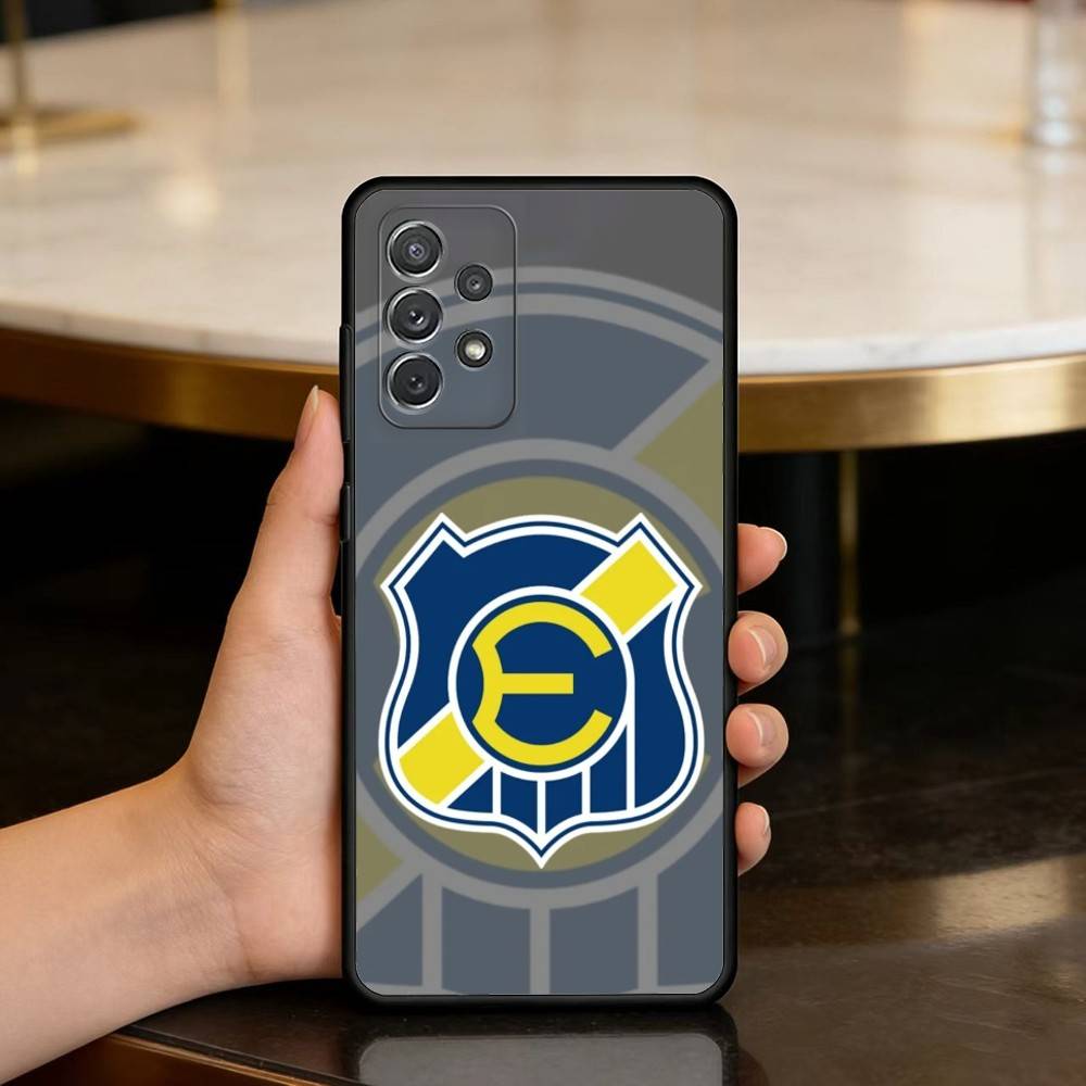 E-Everton De V-Vina Del Mar Soft Silicone Black Cover Phone Case For Samsung Galaxy A73,A72,A71,A70,A53,A52,A51