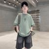 Teen Boys Set for Child Elegant T-shirts + Denim Shorts 2PCS Clothes Set Summer Kids Clothing Set