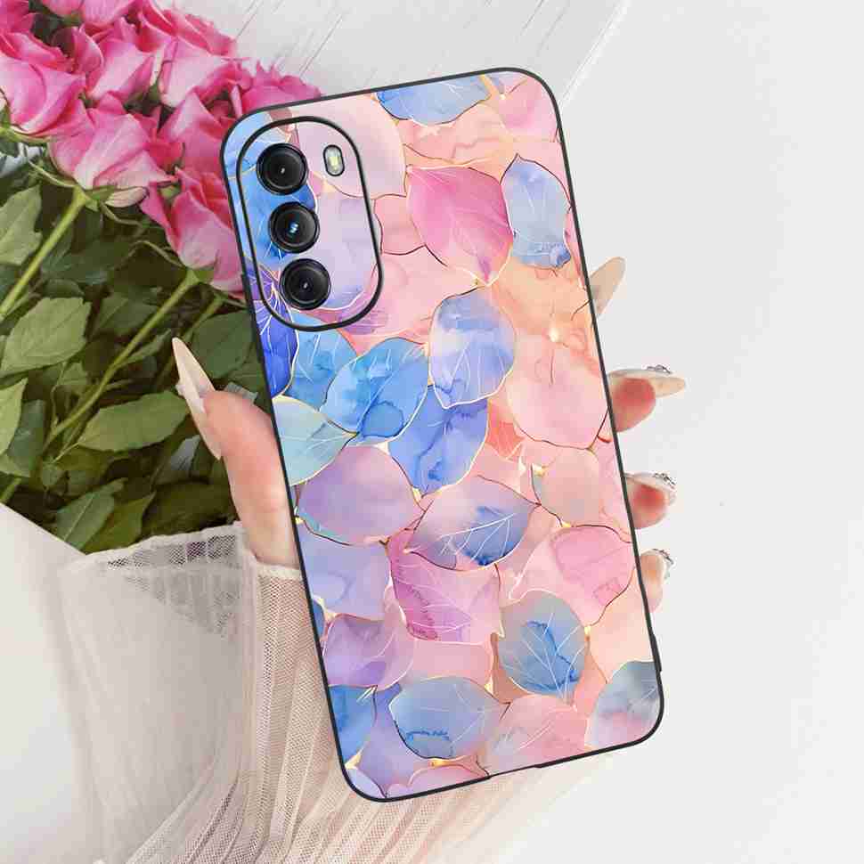For Motorola Moto G 2022 Case XT2213 XT2213-3 Silicone TPU Black Cover For MOTO G 2022 6.5" New Colorful Butterfly Phone Cases