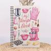 My Recipe Book, Diary, Kitchen Cooking Spiral Notebook, Glove Schedule