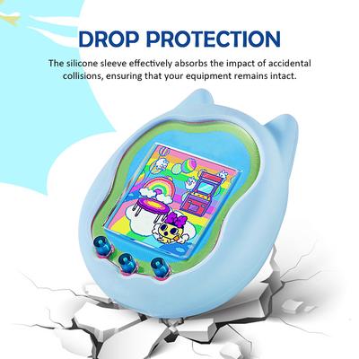 Silikonhülle Displayschutz für Virtuelle Interaktive Haustierspielmaschine Schutzhülle Weiche Hautabdeckung Geeignet für Tamagotchi Uni