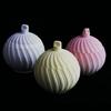 Flexible Epoxy Resin Container Mold Sphere Shaped Jar With Lid Perfect For Candle Holders And Christmas Decorations