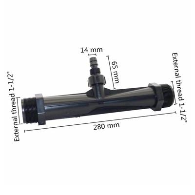 1.5 Inch Venturi Fertilizer Injector Male Thread Agriculture Irrigation Pipe Automatic Fertilizer Emitter Fertilization System