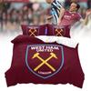 West Ham United Digital Print Bedding Set With Reactive Dyeing For Modern Bedroom Decor