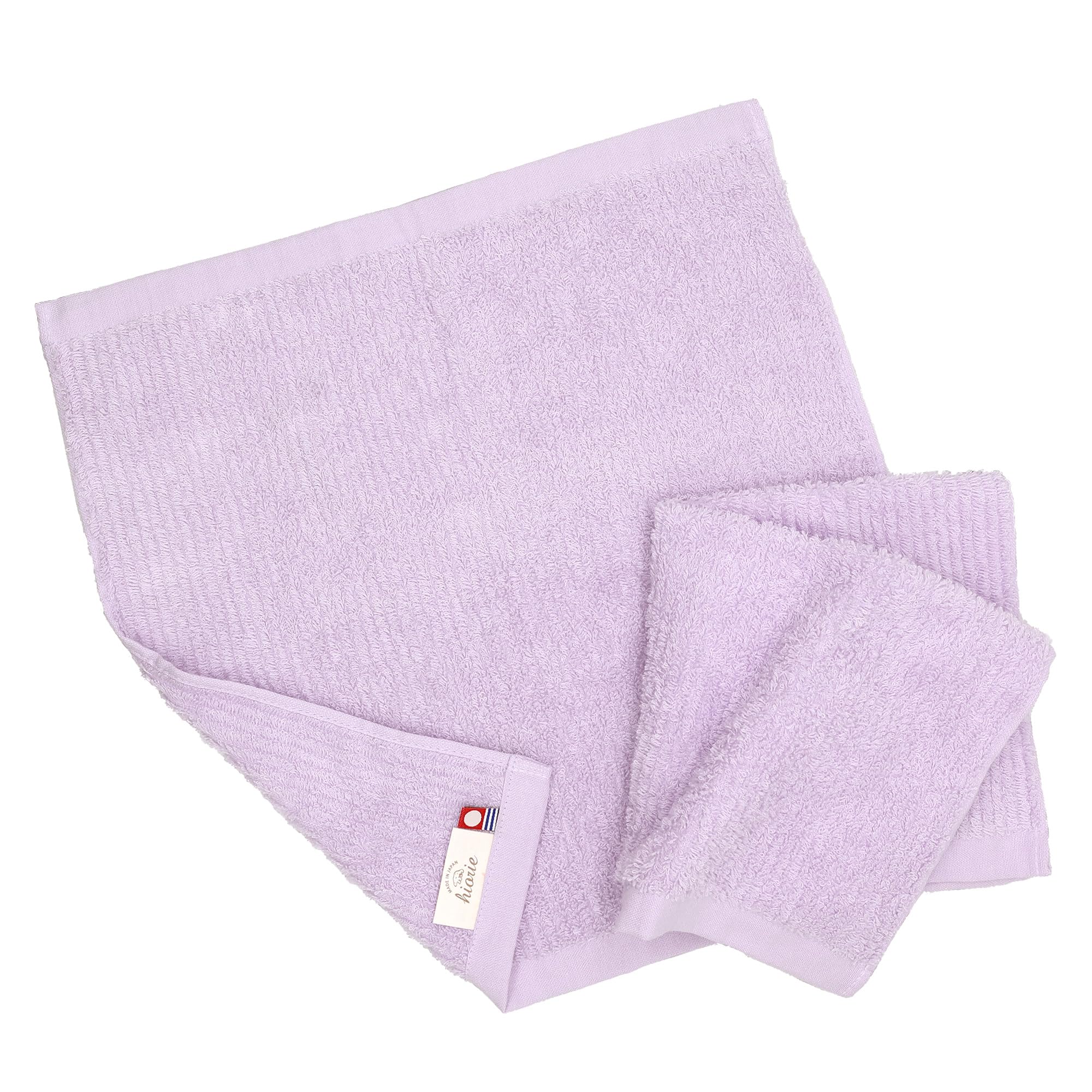 Imabari Towel Reverse Towel Hand Towels (2 pieces) Lavender - Made in Japan
