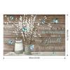 1Pcs Frameless Flower And Butterfly Canvas Painting Plant Posters And Prints For Living Room Bedroom, Wall Art Pictures, Home Decor