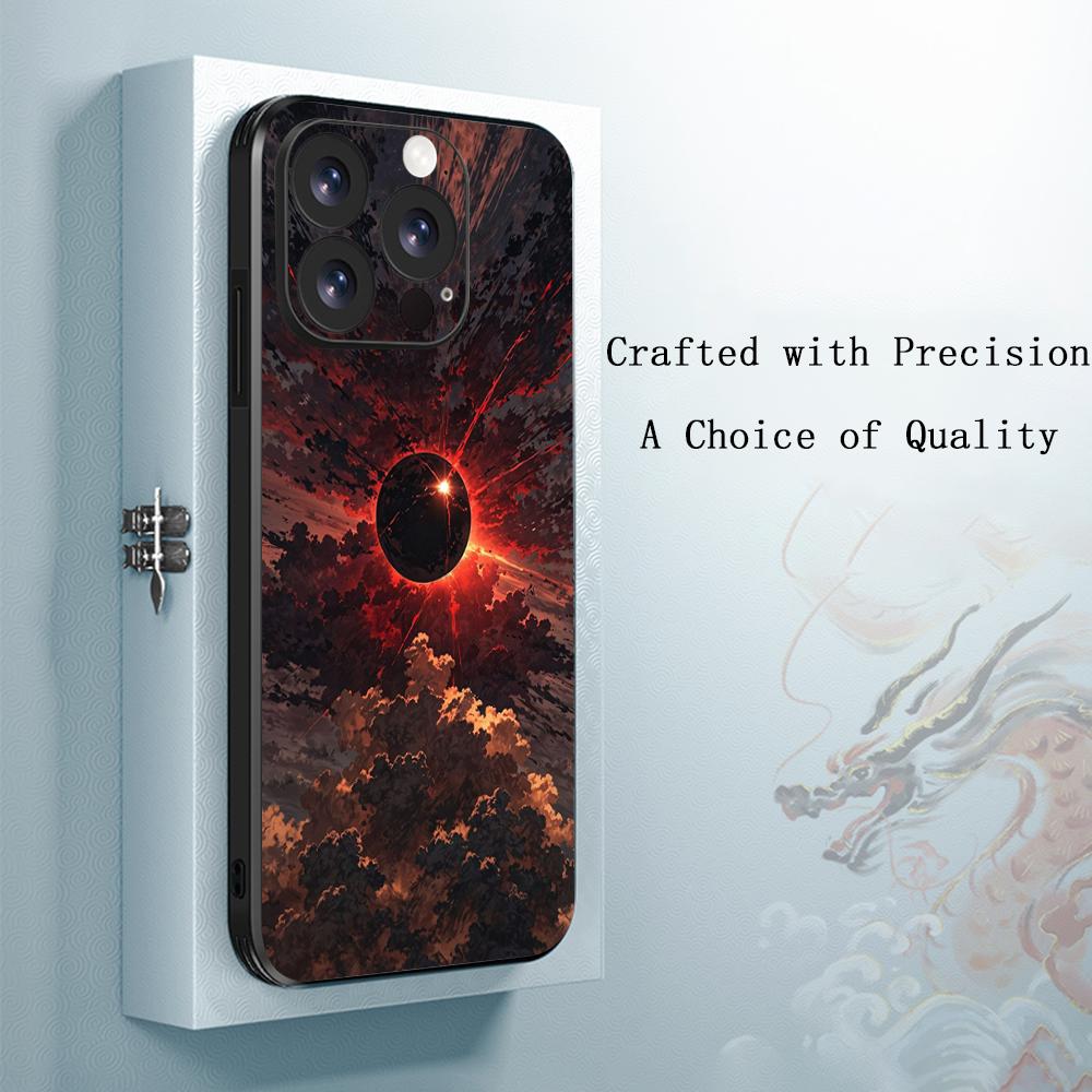 

Sun Vintage art fashion design Phone Case For iPhone 17 16 e 15 14 13 12 Plus Mini Pro Max Soft black Shockproof Cover iPhone 16 Pro