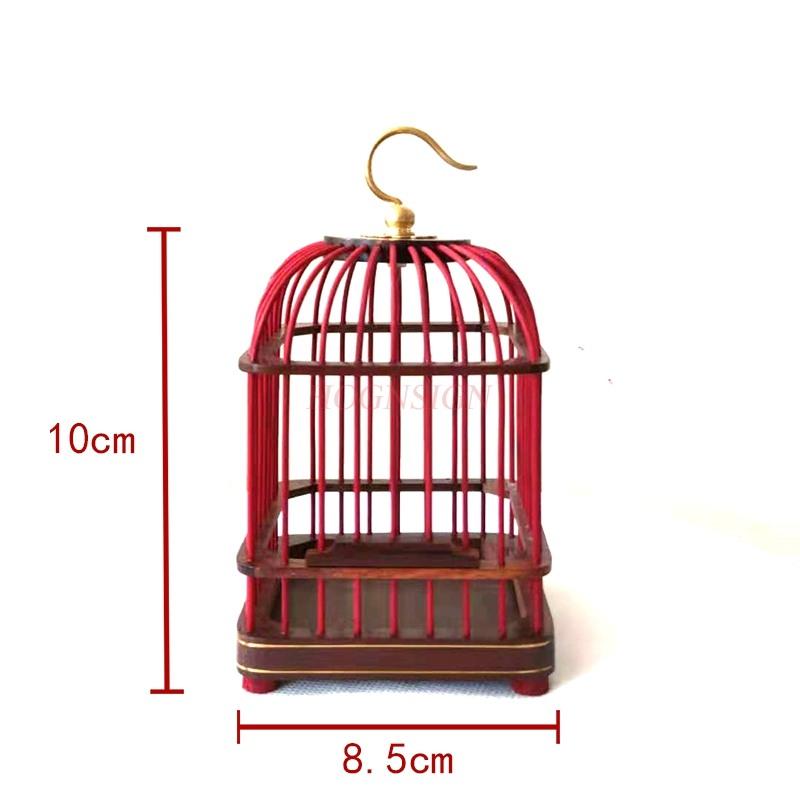 Ebony Red Wood Purple Light Sandalwood Solid Wood Size Grasshopper Cage Chirping Insects Crickets Small Pure Handmade
