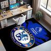 Football Club F.C Pattern Rug, Indoor/Outdoor Mat, for Picnic, Gameroom, Bedroom, Office, Living Room, Home Decor Carpet, Birthday Gift