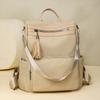 Women's Convertible PU Backpack - Multi-Way Tassel Shoulder Bag for Daily/Travel (Multi-Color Options)