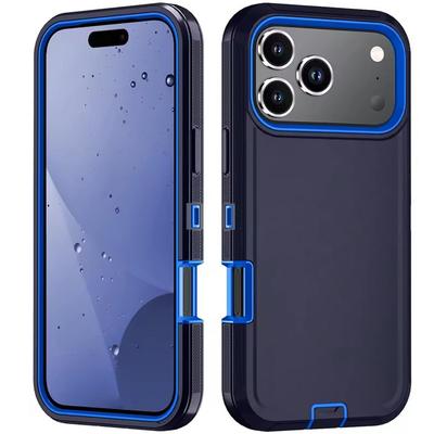Brnění Nárazuvzdorný Defender Pouzdro na telefon Pro iphone 11 12 13 14 15 16 17 Pro Max X XS XR XSMAX 16E 17AIR Tvrdý PC+TPU Zadní kryt