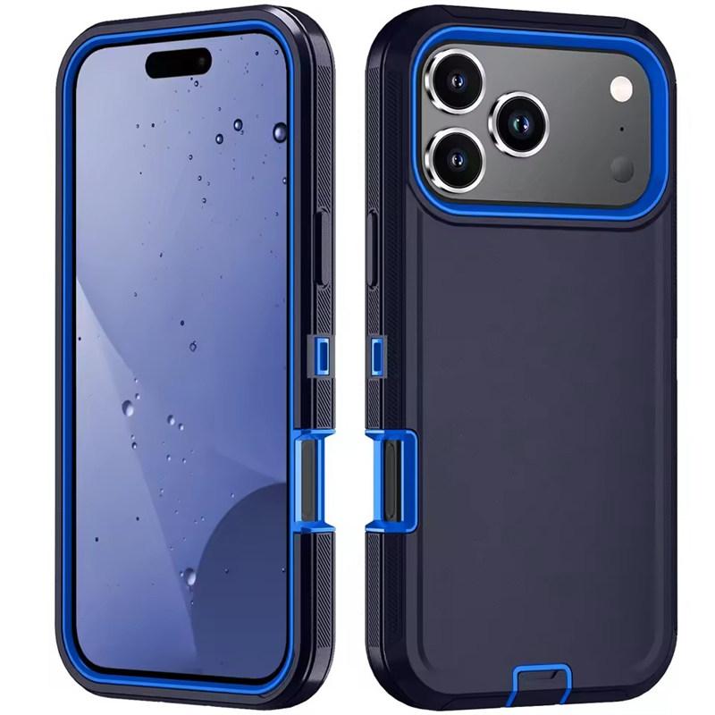 Armor Shockproof Defender Phone Case For iphone 11 12 13 14 15 16 17 Pro Max X XS XR XSMAX 16E 17AIR Hard PC+TPU Back Cover