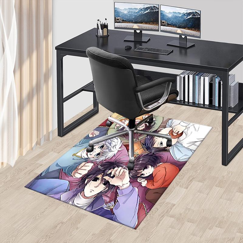 

1pc Anime Character Donut Chair Mat - Office Desk Pad with Cute Cartoon Design for Home Decor, Suitable for All Seasons, Perfect Gift Idea.Q086 60cm by 90cm