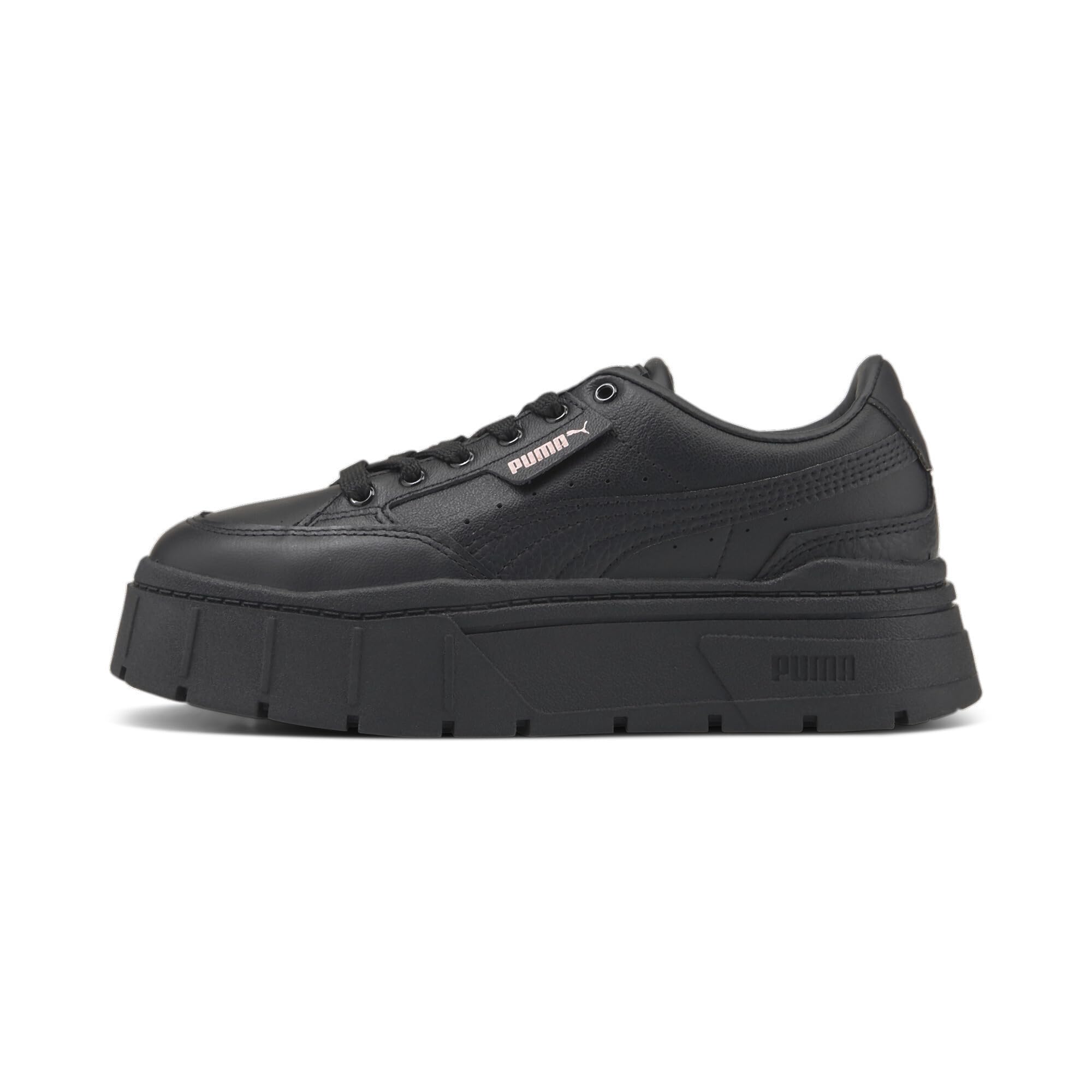 Puma Maze Stack Leather 2024 Black Size cm Women s Sneakers, 384412, Spring/Summer Color, (02), 24.5