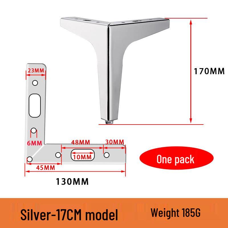 Metal Furniture Feet for Sofas, Coffee Tables, Cabinets, Beds, and Drawers