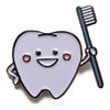 Dentist Pin Badge (Dental HygienistDental Assistant) Cute Toothbrush Pin Dental Health Goods