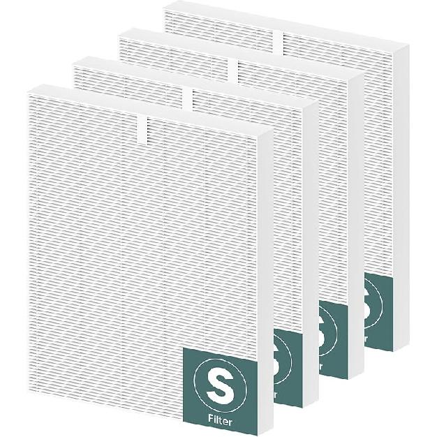 C545 True HEPA Replacement Filter S Compatible with Winix C545 Air Purifier Replacement for Winix S Filter 1712-0096-00 and 2522-0058-00, Funmit 2 X
