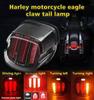 Harley Motorcycle LED Eagle Claw Taillight with Turn Signal and High-Mount Brake Light