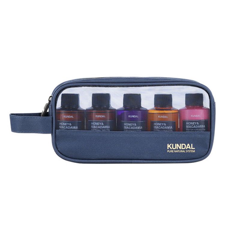 Travel Set 5-piece Type A (Shampoo 2, Treatment, Body Wash, Body Lotion, Pouch)