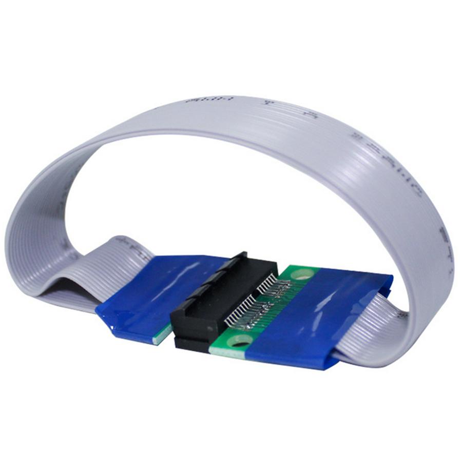 4 Pcs PCI-Express PCI-E 1x Riser Card Rxtender For Extend Flex Evacuation Cable