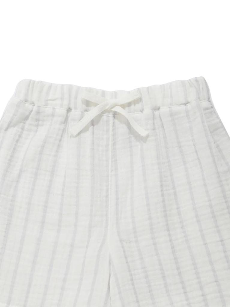 Gelato Pique Kids Striped Gauze Shorts (PKFP252466STRIPE110) (Limited Edition)