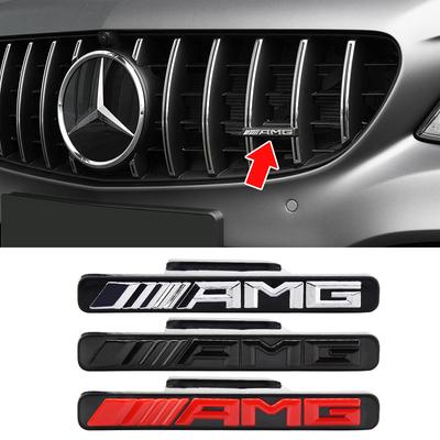 Znak logo nálepka odznak na prednú mriežku kapoty auta pre Mercedes Benz AMG GLA GLC GLE GLS GT C E G trieda W177 W210 W211 E53 G63 GT