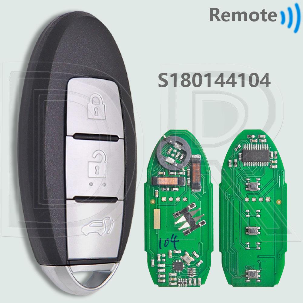 DR KR5S180144106 S180144105 S180144106 4A PCF7953M Chip 433MHz Keyless Go Car Remote Key For Nissan Rogue X-Trail 2014 2015 2016
