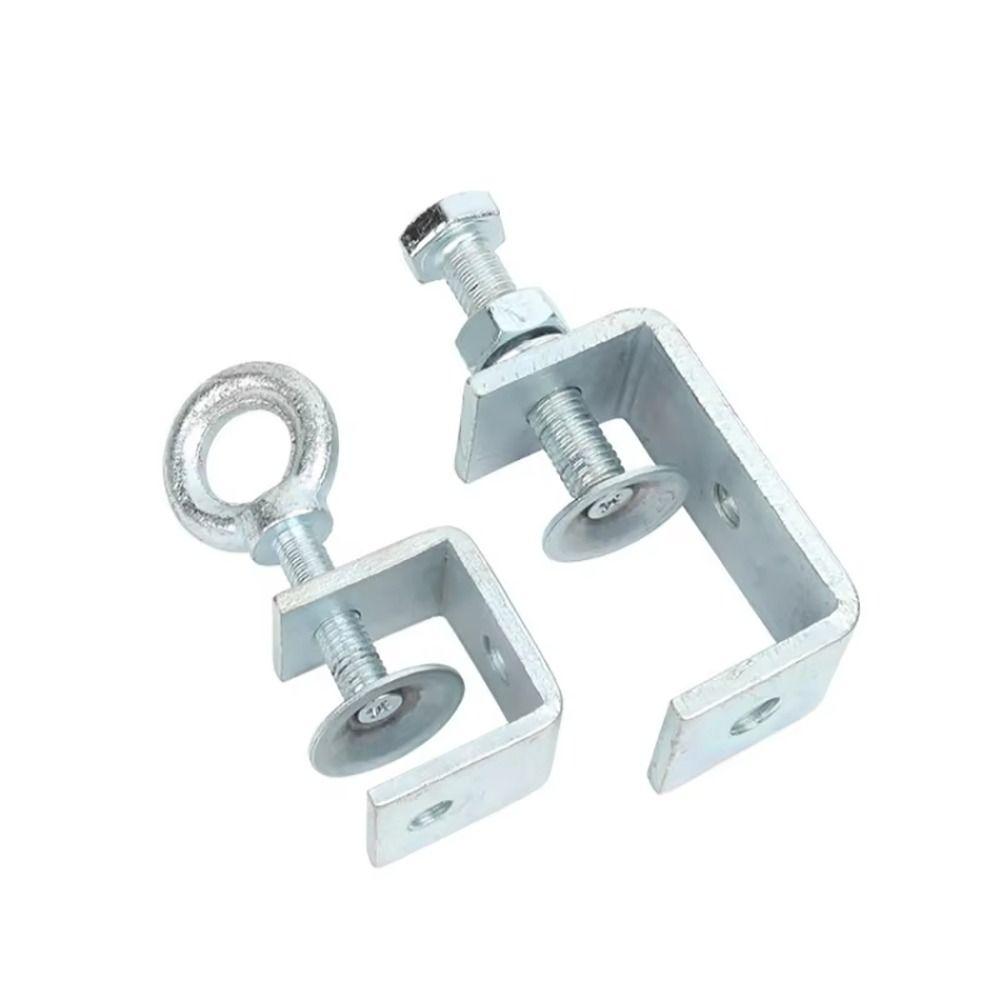 1Pcs Multiple Head Shapes U Clamp Galvanized Carbon Steel Clamping Device Durable C-Type Clip
