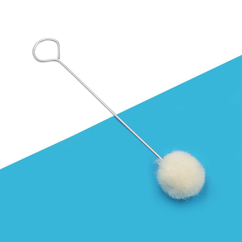 Leather Dyeing Tool: Soft Wool Ball for Even Color Application