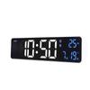 Charging Clock with Temperature Electronic Clock Living Room Wall Clock Simple Digital Clock Bedside Alarm Clock Sleepy