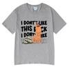 Marcus The Worm I Dont Like This Rock Funny Meme TShirt Summer Unisex Women Fashion Vintage Tshirts Cotton Short Sleeves T Shirts