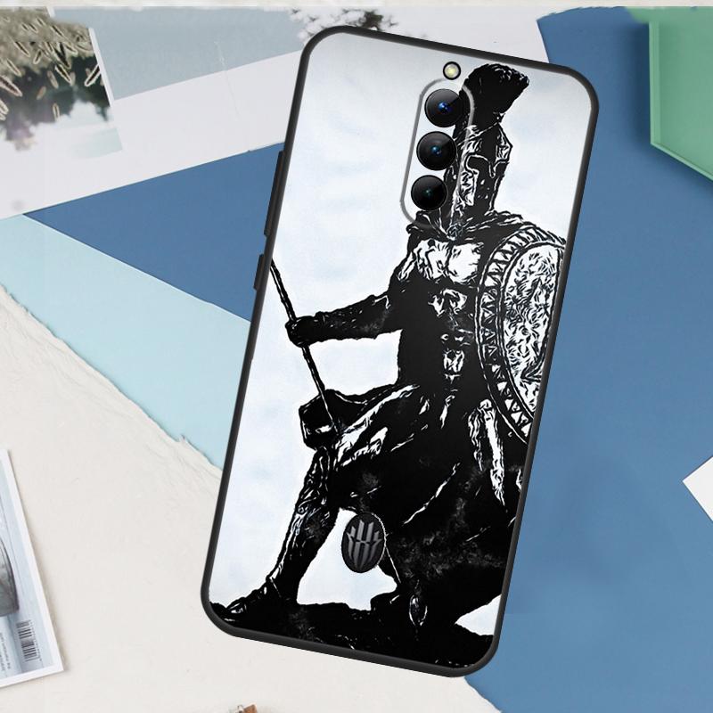 

Spartan Warrior Soldier Case For ZTE Nubia Red Magic 10 9 8 8S 9S 10S 11 Pro Plus 6 7 6S 7S Pro 5G 6R 10 Air Cover Red Magic 11 Pro