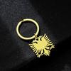Modischer Schlüsselanhänger in Adlerform Gold/Silberfarbener Anhänger Schlüsselanhänger Schmuck