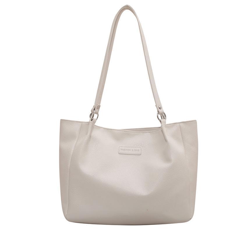 

Повседневная сумка-тоут большой вместимости, простая и модная, через плечо, для работы, новая коллекция весна-лето, женская сумка-мессенджер белый