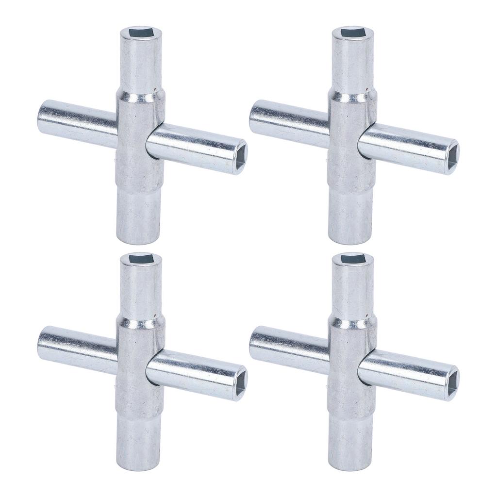 4 szt. 4-kierunkowy klucz do zaworu czerpalnego Zestaw kluczy do wody Klucz Zawór do kranu zewnętrznego Narzędzie Klucz do kurka 14 932 516 1132in