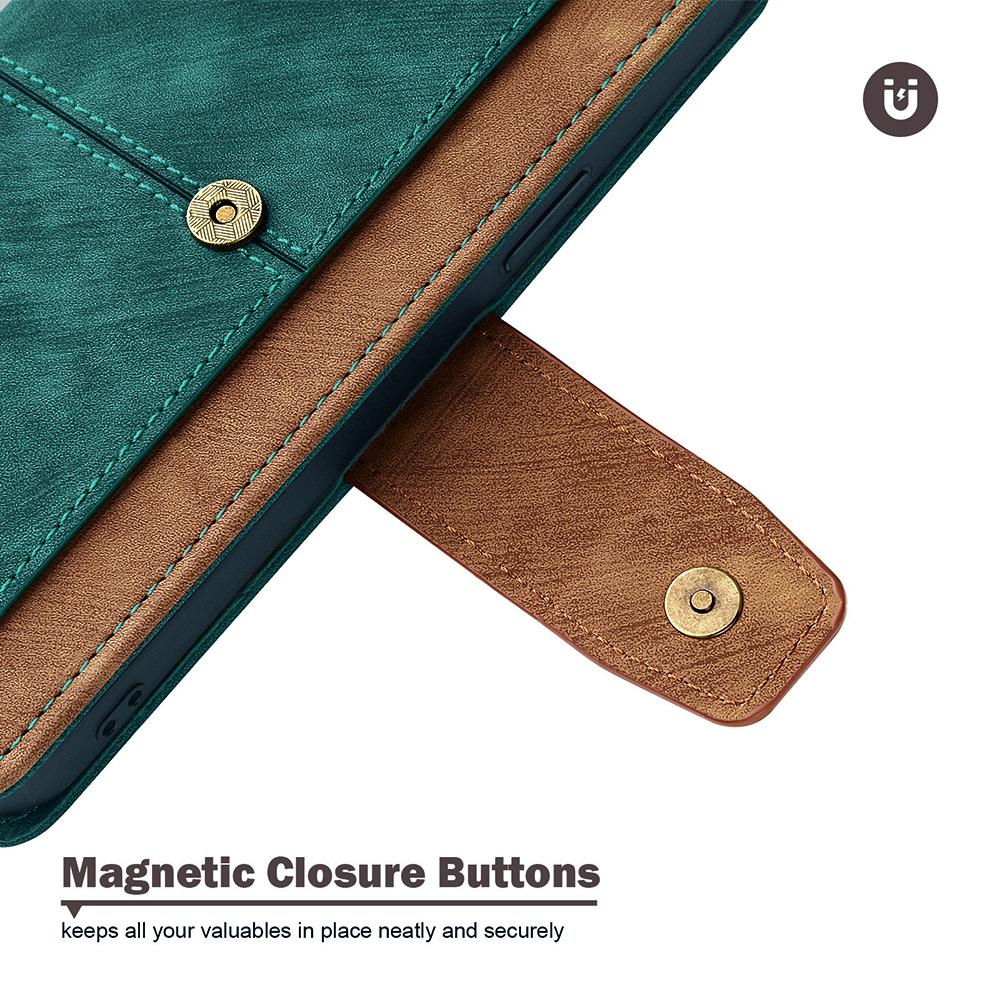 For Samsung Galaxy S25 Ultra Case RFID Blocking Color Splicing PU Leather Wallet Phone Cover